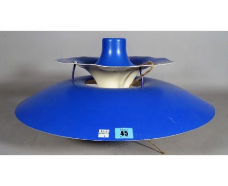 A Poul Henningsen PH5 ceiling light, (Louis Poulsen), 55cm wide. 