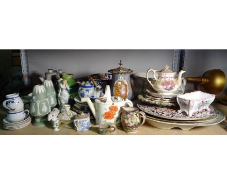 Assorted ceramics, mostly English to include; Spode, Derby, Staffordshire, Wedgwood and sundry, (qty). 