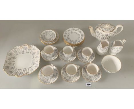 27 piece Spode ‘Colonel’ tea service comprising 6 cups, 8 saucers, 6 side plates, 2 small tea plates, sandwich plate, teapot,