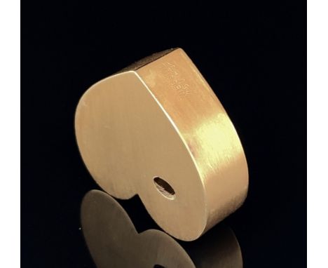 Niessing großer Anhänger  aus 750er Gold. Leichte Scheuerspuren von der Kette.Gewicht: 9,7 g, Maße: 23,6 x 24,4 x 8 mm / Nies