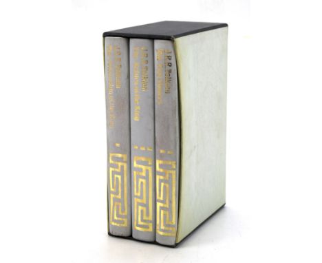 A set of JRR Tolkein 'Lord of the Rings'. Folio society, 1977, within a fitted case