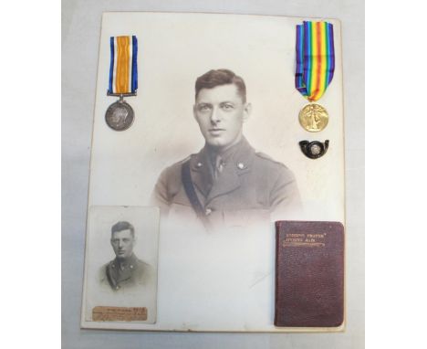 Collection of Medals, military and personal items belonging to 2nd Lieutenant J.E. Cundall. Victory Medal, 1914-1918 War Meda