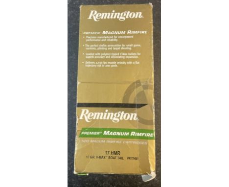 500 Magnum rimfire cartridges by Remington (boxed)