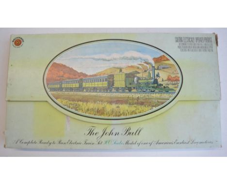 Bachmann HO gauge 'The John Bull' electric steam train model set (item no 40-140), models in generally excellent/near mint co