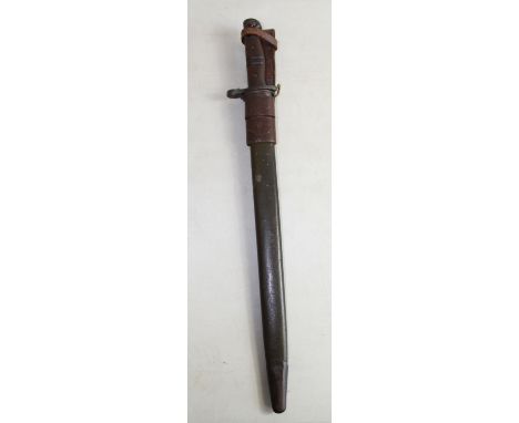 US 1917 Winchester Bayonet with scabbard and frog. Only 2250 were made by Winchester