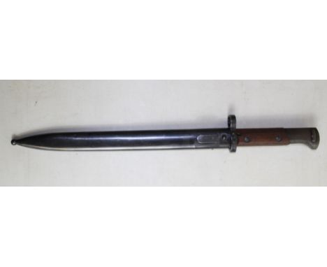 WWII Czechoslovakian Mouser VZ24 bayonet with scabbard. In very good condition