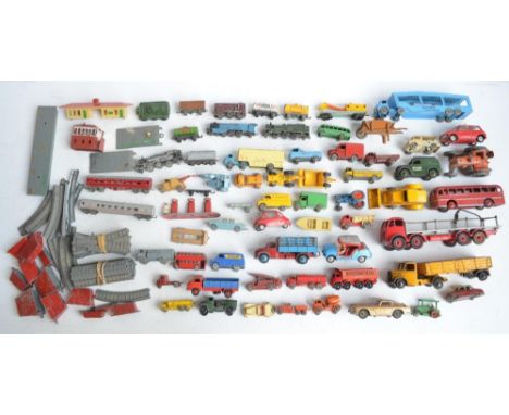 Collection of mostly vintage unboxed playworn diecast model vehicles from Lesney, Dinky, Corgi, Lone Star etc., to include Co