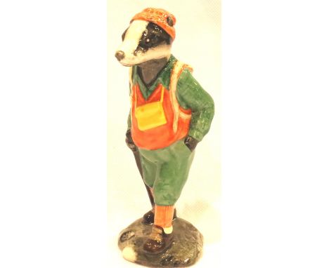 Boxed Beswick Hiker Badger special edition, 875/1000, H: 14 cm. P&amp;P Group 2 (£18+VAT for the first lot and £3+VAT for sub