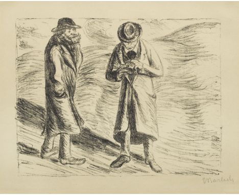 (1870 Wedel i. Holstein - 1938 Güstrow)"Ungleiches Paar 1" aus der Folge "Der arme Vetter". OriginaltitelLithographie/Papier.