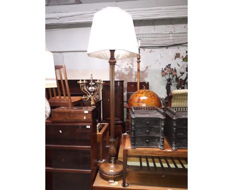 An early 20th century standard lamp, height 181cm.  