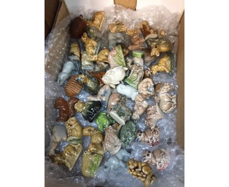 A box of Wade Whimsies - approx 50  