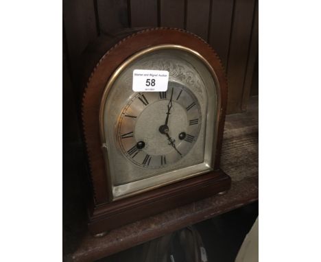 A small mantle clock, (A/F)  