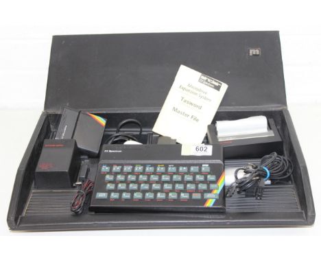 Sinclair ZX Spectrum with ZX Interface 1, microphone, printer &amp; case etc