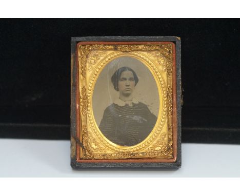 Victorian framed portrait of a lady