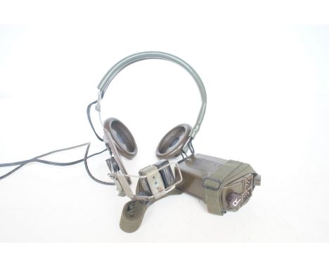 Helicopters US army 142 C GSA-6 Intercom headset Vietnam conflict 
