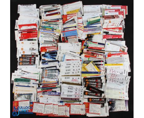 Manchester Utd huge match ticket collection, mainly modern from 2002 to 2020 including homes &amp; aways; friendlies/champion