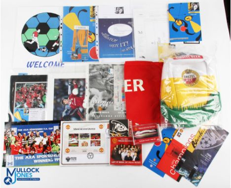 1998/99 Manchester United treble season including 1999 Champions League final programme in Barcelona + match ticket (ticket c