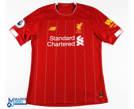 Sadio Mane Signed Liverpool 2019-20 Soccer Jersey - Autographed