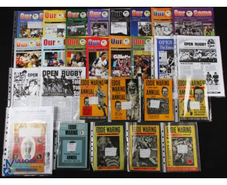 Rugby League Magazines &amp; Annuals etc (42+): All 14 editions of 'Our Game' mag, 2000-2006, issue 5 a p/copy; first 19 issu