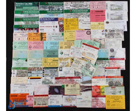 Club &amp; Representative Rugby Tickets (83): again, a wide and attractive spread: 3 Eng Districts v Tourists; 7 Heineken etc