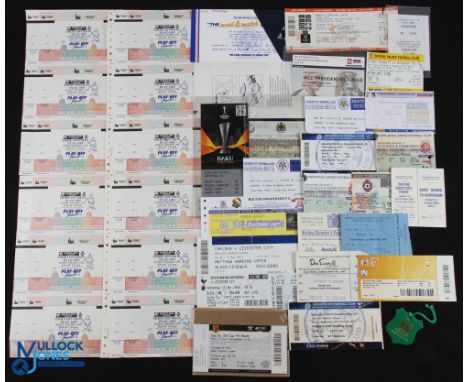 Football Ticket Collection, a mixed lot with a qty of Leicester related tickets, plus 2019 UEL Final, 1987 Football League v 