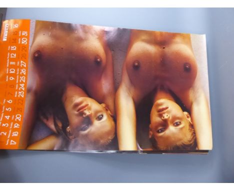 Vintage Pirelli Calendar, dated 1974, in the original envelope.