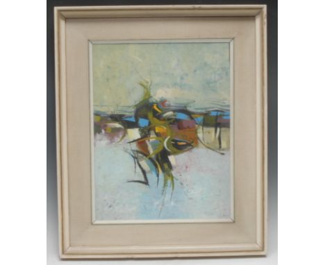 Donald Hamilton Fraser, RA (1929-2009)Abstract Study, Vertical Landscape with Central Movementinscribed, titled and dated Jan