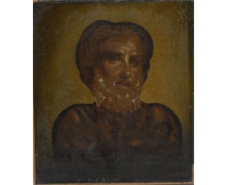 A.J. Ziek (Continental, early 20th century)Portrait of a Bearded Man, head and shoulders lengthsigned, numbered 23 and inscri
