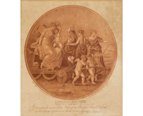 Ryland (William Wynne, 1733-1783) Venus Triumphant; The Judgement of Paris, two works after Angelica Kauffman, stipple engrav