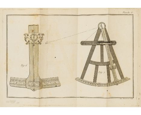 Longtitude.- Navigation.- Charnières (Charles Francois Phillippe de) Memoire sur l'observation des longitudes en mer, first e