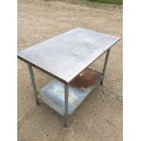 48" Stainless Steel Table