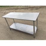 Stainless steel Tables 60"