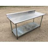 Stainless Steel Table 72"