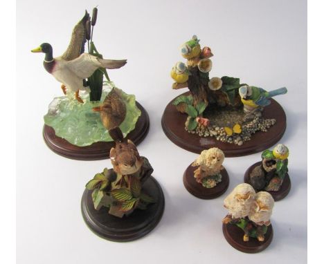 Border Fine Arts, Chiltern and Country Artists bird and animal sculptures, (qty).