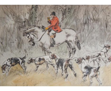 Henry Wilkinson (1921-2011). The Find, print, limited edition 48/150, signed, 27.5cm x 36cm.