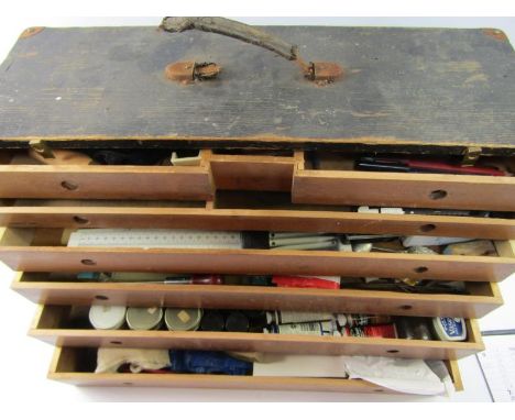 A box of photographic developing tools, colour outfits and sundries, (qty).