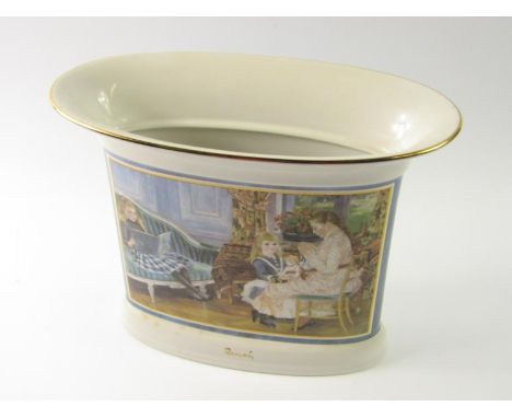 A Goebel Artis Orbis Renior L'aprs-Midi Des Enfants vase, limited edition no. 251/1000, printed marks beneath, 27cm high.