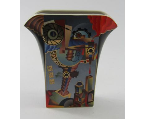 A Goebel Artists Orbis P Kaplun limited edition vase, decorated in Der Prototyp pattern, No 0461 of 1000, printed marks benea