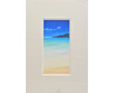 DUNCAN PALMER (BRITISH 1964), 'Hideaway', a Limited Edition print of a sunny beach, 114/225, signed bottom right, with certif