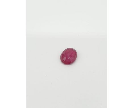 4.52cts natural ruby IDT Certified 