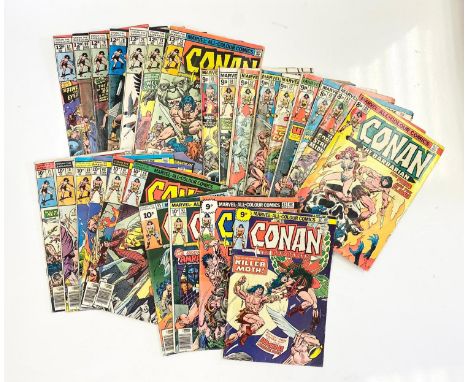 27 Editions of Vintage Marvel 'Conan the Barbarian' comics. 