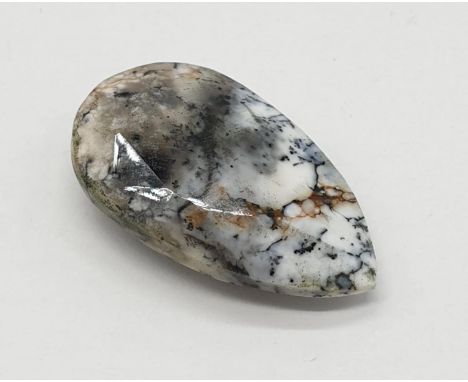 7.96ct dendrite opal gemstone GJSPC CERTIFIED 