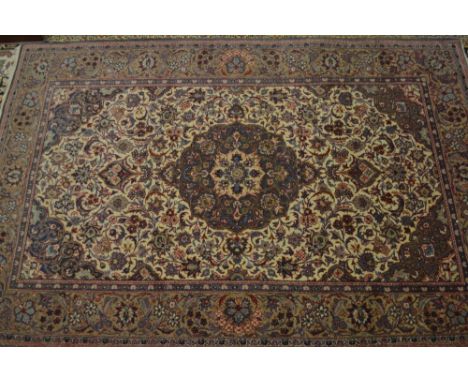 Near matching Kirman rug (slight colour variation)