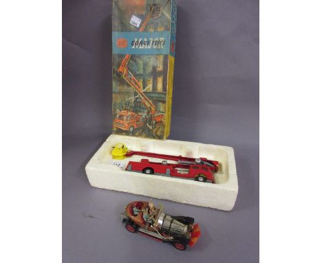 Boxed Corgi Major Toys fire engine, No. 1127 and a Corgi Toys Chitty Chitty Bang Bang (missing one figure)