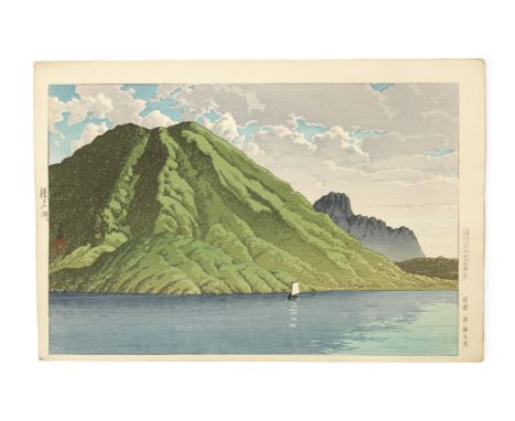 kawase Hasui (1883-1957)Showa era (1926-1989), dated 1935 and 1937Comprising two oban yoko-e prints: one titled on the left m