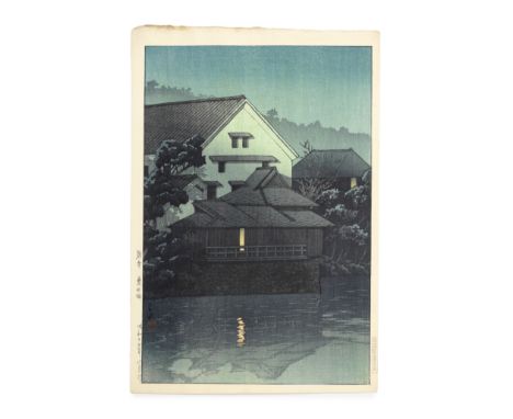 kawase Hasui (1883-1957)Showa era (1926-1989), dated 1930 and 1937Comprising two oban tate-e prints: one titled on the left m