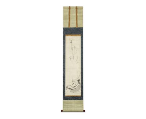 HAKUIN EKAKU (1686-1769)Edo period (1615-1868), 18th centuryFukurokuju or Jurojin (one of the Seven Gods of Good Fortune); a 
