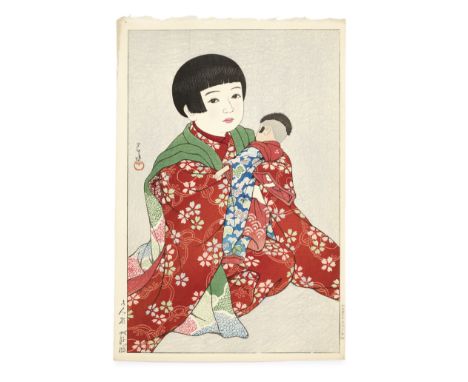 kawase Hasui (1883-1957)Showa era (1926-1989), dated 1931An oban tate-e print, titled on the left margin Oningyo (Doll) from 