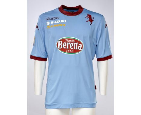 Ciro Immobile - Torino F.C. - Stagione 2013-2014 - Maglia gara third, Kappa, a maniche corte, taglia&nbsp; X Large. Nome e nu