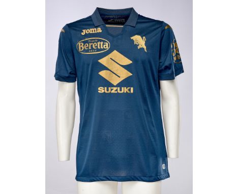 Marko Pjaca - Torino F.C.  - Stagione 2021-2022 - Maglia gara third, Joma, a maniche corte, taglia L.  Nome e numero 11 appli